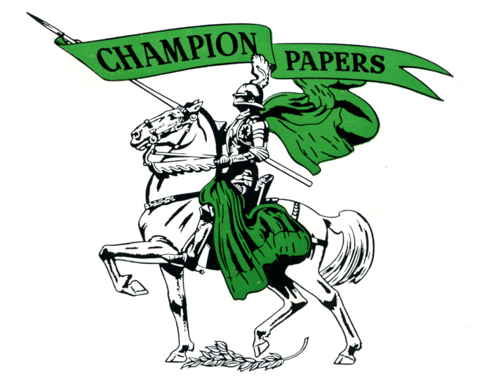 Champion Papers knight logo