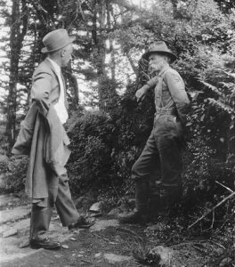 D.L. Moser and J.S. Holmes at Mt. Mitchell State Park, NC, 1923.