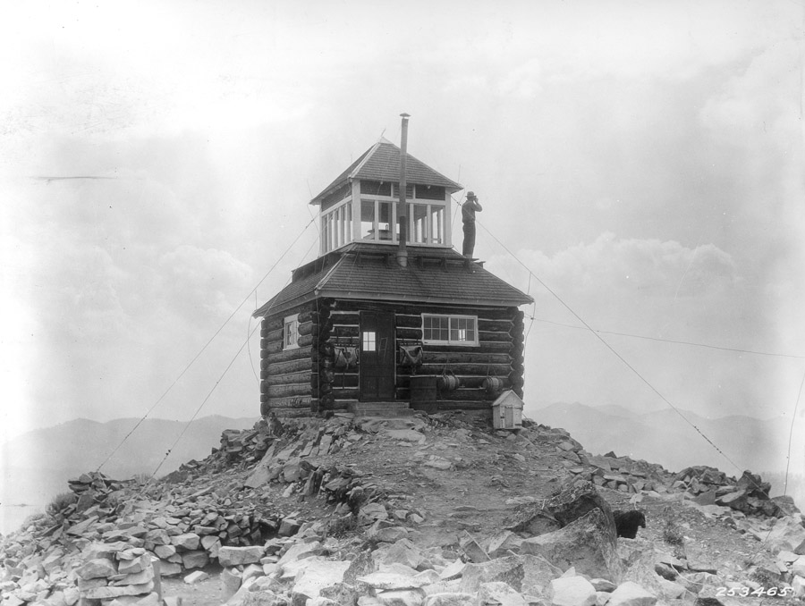 Blue Point lookout station, Idaho.