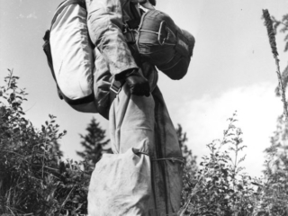 Bill Carver, foreman in smokejumper unit at Missoula, Montana.