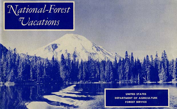 National Forest Vacations guide book, 1950.