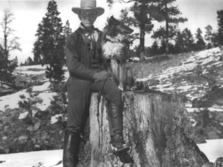 Aldo Leopold and Flip the dog