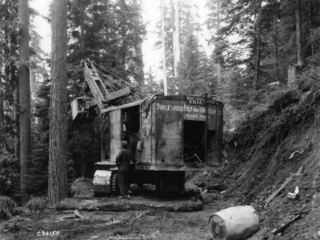 Bucyrus-Erie steam shovel