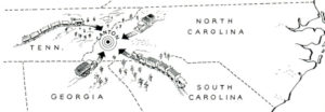 Canton. NC map