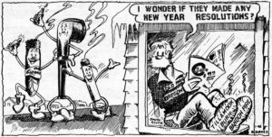Hugh Hayes cartoon