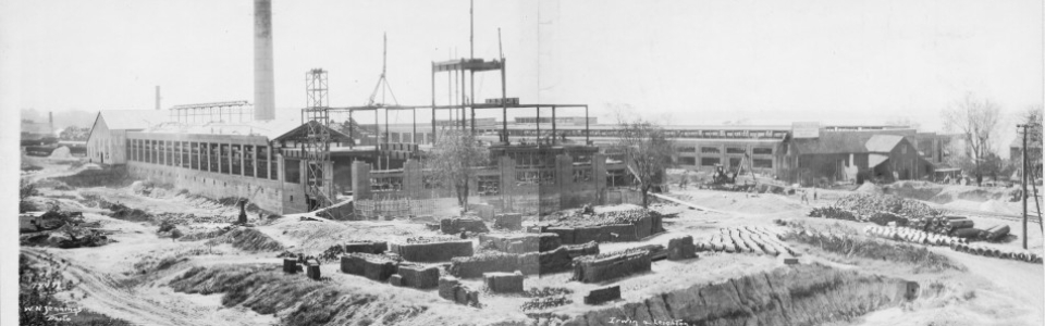 Kieckhefer Container Plant Construction, October 11, 1922.