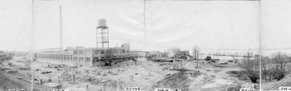 Kieckhefer Container Plant Construction, February 1, 1923