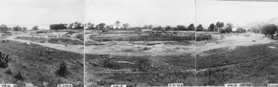 Kieckhefer Container Plant Construction, July 10, 1922.