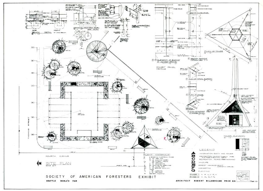 SAF exhibit site plan