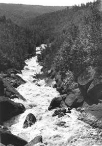 Upper Poplar River Falls, 1935.